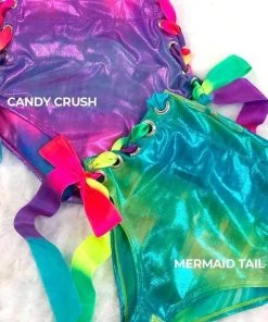 SEA DRAGON STUDIO Rainbow Bright Hot Pants