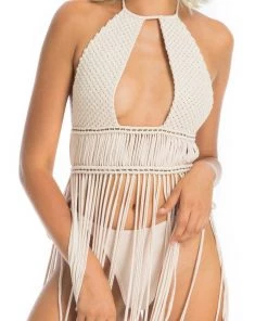 Ladee Taha AZALEA MACRAME DRESS SET | Cream Dresses & Skirts 11 Ladee Taha AZALEA MACRAME DRESS SET | Cream Dresses & Skirts