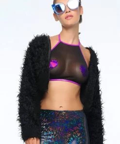 SEA DRAGON STUDIO Tops Mesh Halter Top | 13 Colors