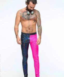 SEA DRAGON STUDIO Mens Holographic Double-Trouble Meggings | 13 Colors