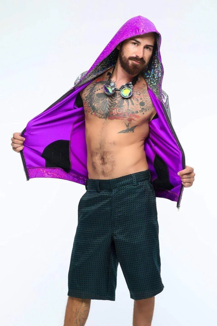 SEA DRAGON STUDIO Mens Holographic Hoodie | 13 Colors Most Popular 6 SEA DRAGON STUDIO Mens Holographic Hoodie | 13 Colors Most Popular