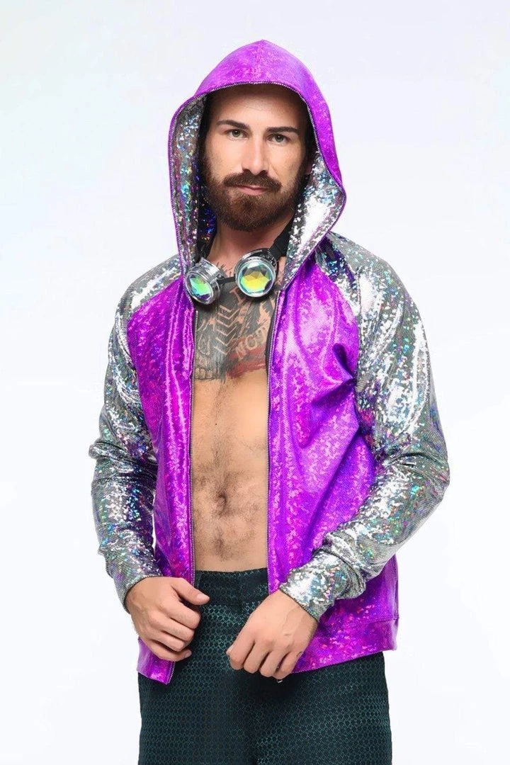 SEA DRAGON STUDIO Mens Holographic Hoodie | 13 Colors Most Popular 4 SEA DRAGON STUDIO Mens Holographic Hoodie | 13 Colors Most Popular