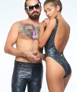 SEA DRAGON STUDIO Most Popular Holographic Retro Bodysuit | 13 Colors