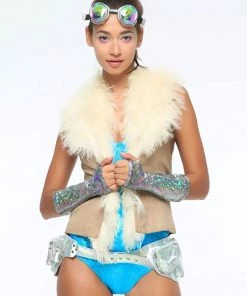 SEA DRAGON STUDIO Men Holographic Leather Utility Belt