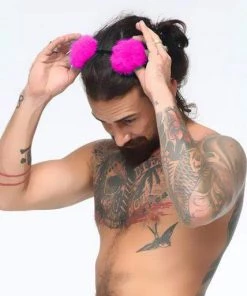 Sea Dragon Studio Can't Bearly Wait Fluffy Ears Headband