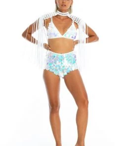 Ladee Taha CITY LIGHTS SEQUIN SHORTS | Moon Pearl 10 Ladee Taha CITY LIGHTS SEQUIN SHORTS | Moon Pearl