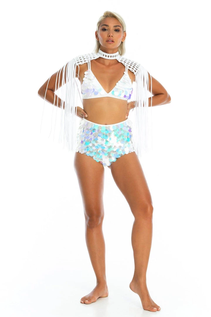 Ladee Taha CITY LIGHTS SEQUIN SHORTS | Moon Pearl 6 Ladee Taha CITY LIGHTS SEQUIN SHORTS | Moon Pearl