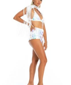 Ladee Taha CITY LIGHTS SEQUIN SHORTS | Moon Pearl 9 Ladee Taha CITY LIGHTS SEQUIN SHORTS | Moon Pearl