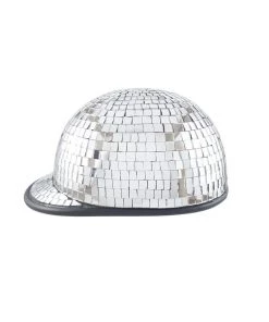 DISCO NERD Men Disco Helmet | Pony Cap