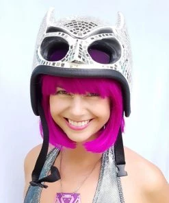 DISCO NERD Men DiscoBat Party Helmet