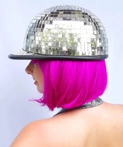 DISCO NERD Men Disco Helmet | Pony Cap