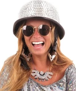 DISCO NERD Men Disco Trenchy Party Helmet