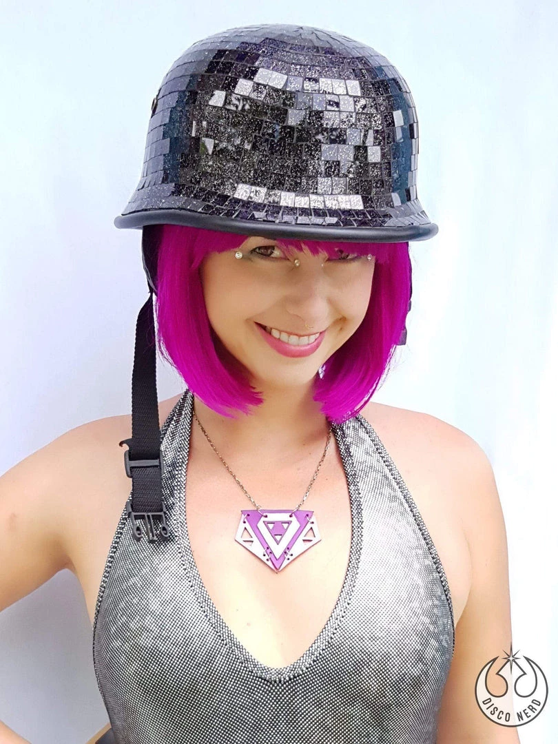 DISCO NERD Men Disco Trenchy Party Helmet 8 DISCO NERD Men Disco Trenchy Party Helmet