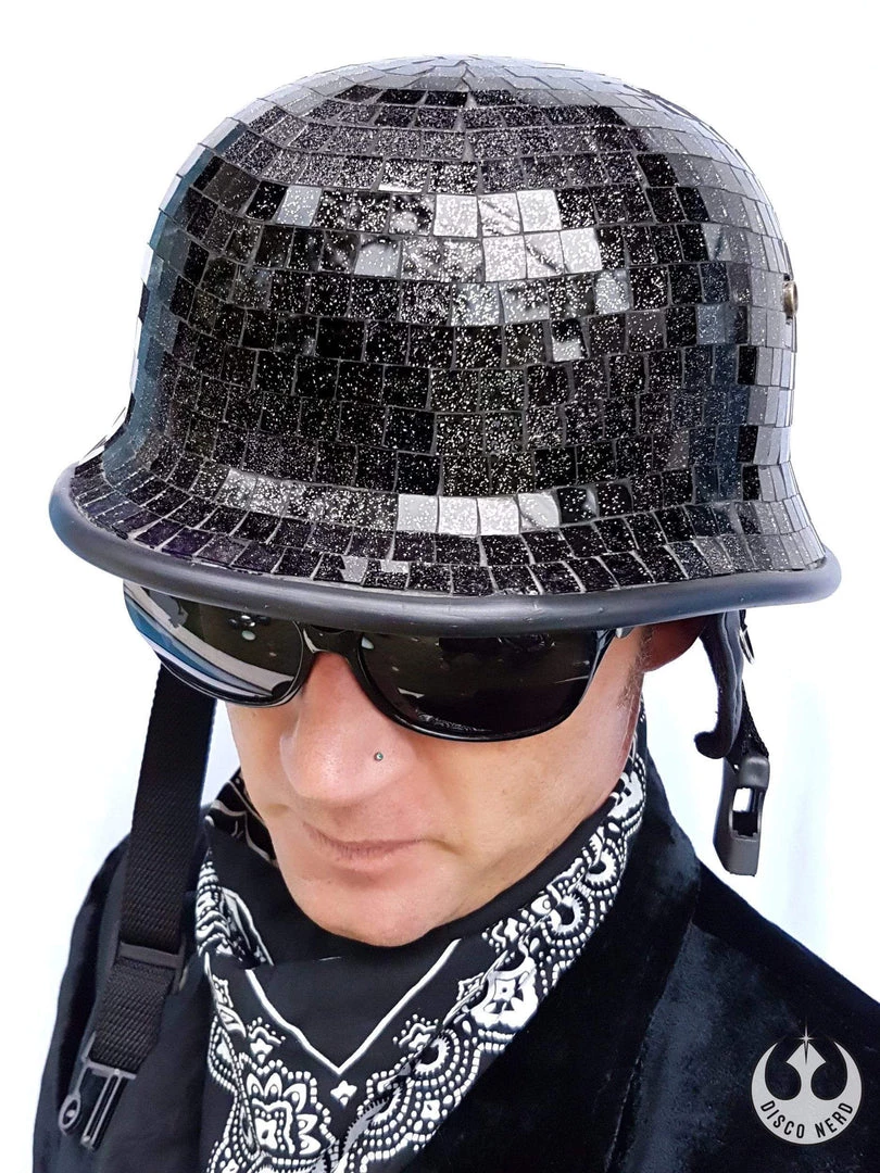 DISCO NERD Men Disco Trenchy Party Helmet 11 DISCO NERD Men Disco Trenchy Party Helmet