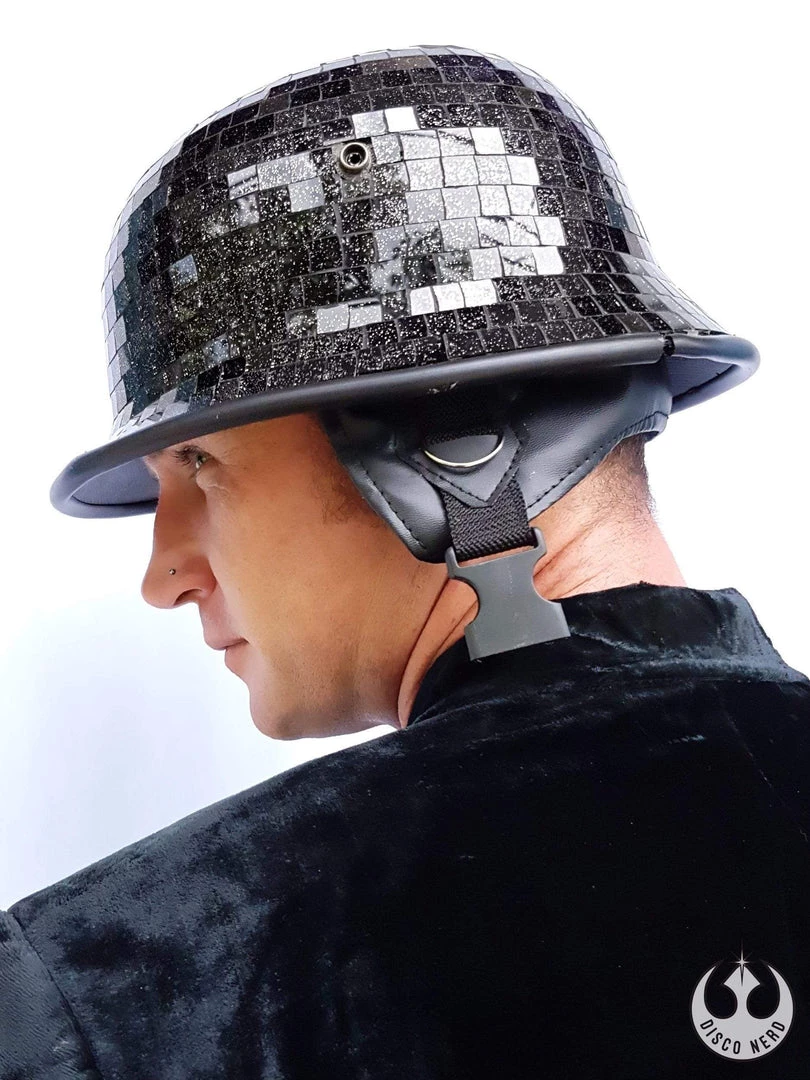 DISCO NERD Men Disco Trenchy Party Helmet 12 DISCO NERD Men Disco Trenchy Party Helmet