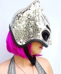 DISCO NERD Men DiscoBat Party Helmet