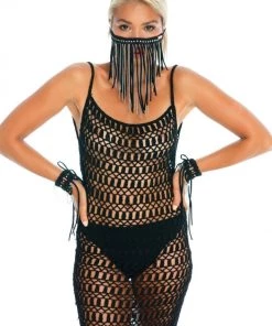 Ladee Taha DREAMERS FACE MASK | Black