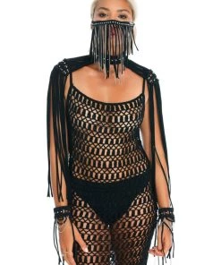 Ladee Taha DREAMERS FACE MASK | Black