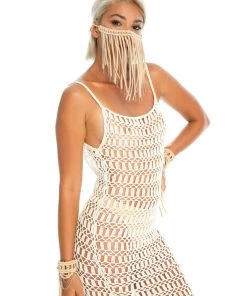 Ladee Taha DREAMERS FACE MASK | Tan