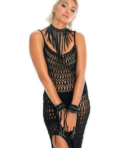 Ladee Taha DREAMERS FACE MASK | Black