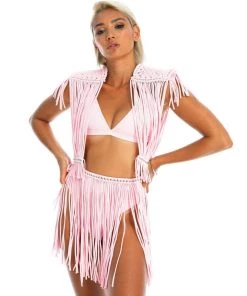 Ladee Taha Bottoms DREAMERS MINI SKIRT | Baby Pink