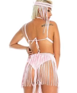 Ladee Taha Bottoms DREAMERS MINI SKIRT | Baby Pink