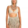 Ladee Taha DREAMERS MINI SKIRT | Nude Bottoms
