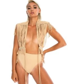 Ladee Taha DREAMERS TOP | Tan Tops