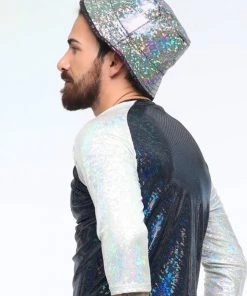 SEA DRAGON STUDIO Holographic Reversible Bucket Hat | 22 Colors Men