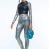 SEA DRAGON STUDIO Holographic High-Low Leggings | 13 Colors