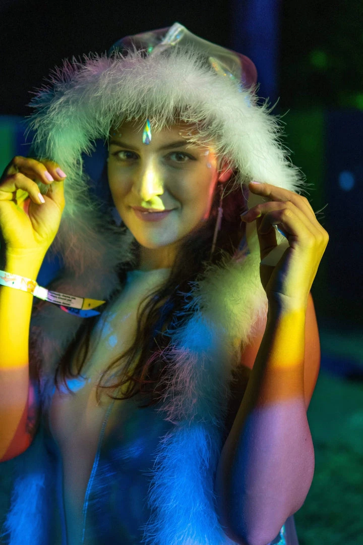 SEA DRAGON STUDIO Iridescent White Festival Kimono Vest Most Popular 5 SEA DRAGON STUDIO Iridescent White Festival Kimono Vest Most Popular