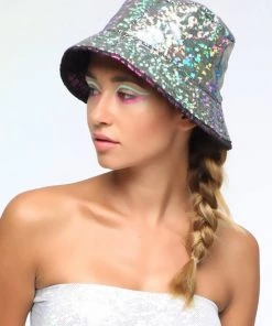 SEA DRAGON STUDIO Holographic Reversible Bucket Hat | 22 Colors Men