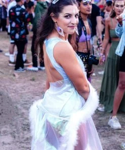 SEA DRAGON STUDIO Liquid Lightning Mesh-Front Bodysuit