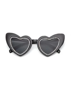 SEA DRAGON STUDIO Eyewear Glamourpuss Glitter Heart Sunglasses