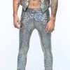 SEA DRAGON STUDIO Most Popular Holographic Meggings With Pockets | 13 Colors