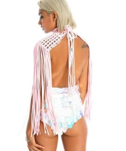 Ladee Taha ORACLE DAWN EPAULETTES 2 | Baby Pink 10 Ladee Taha ORACLE DAWN EPAULETTES 2 | Baby Pink