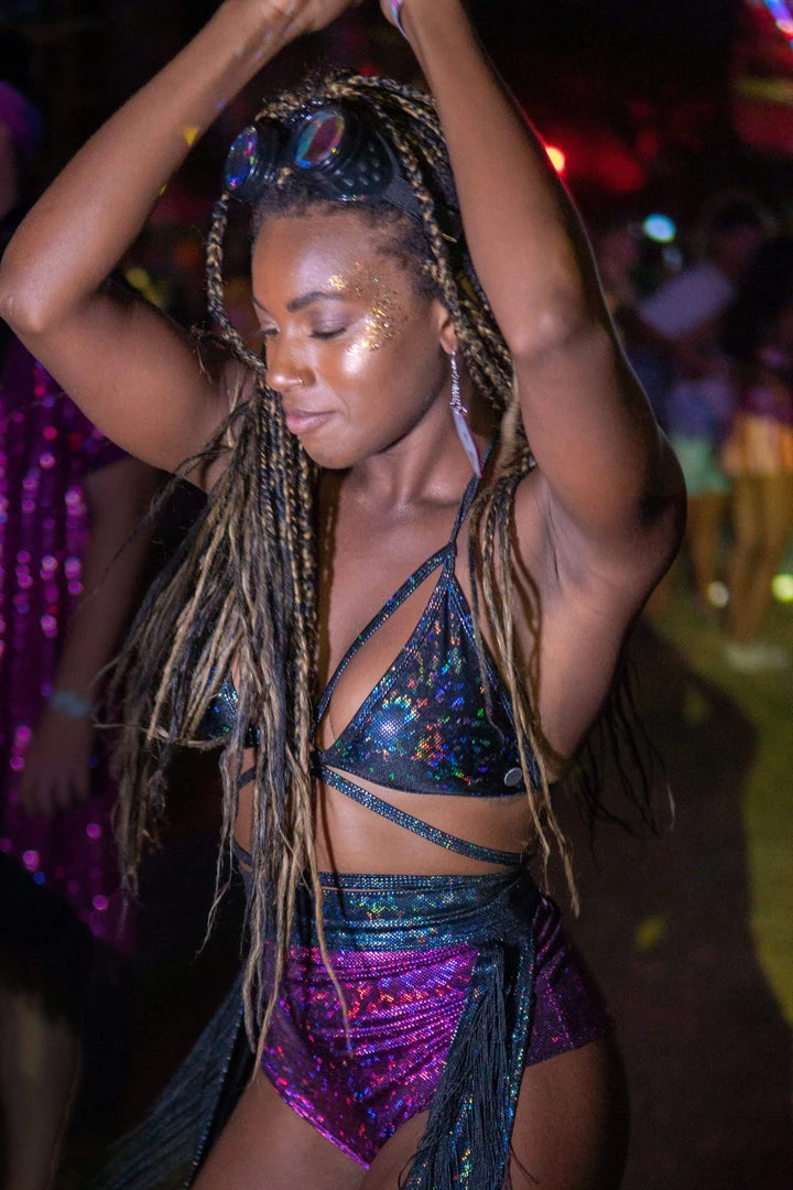 SEA DRAGON STUDIO Holographic Triangle Top | 13 Colors Most Popular