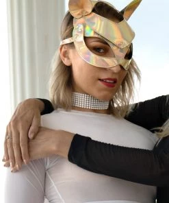 SEA DRAGON STUDIO Sheer Mesh Long Sleeve Crop Top