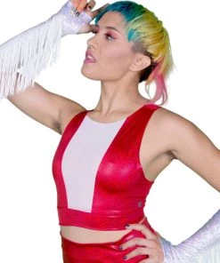 SEA DRAGON STUDIO Tops Mesh-Front Crop Top | 13 Colors