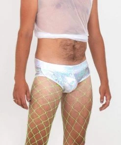 SEA DRAGON STUDIO Mens Holographic Bikini Briefs | 13 Colors