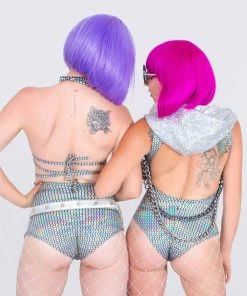 SEA DRAGON STUDIO Prismatic Holographic Triangle Top