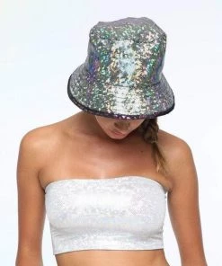 SEA DRAGON STUDIO Holographic Reversible Bucket Hat | 22 Colors Men