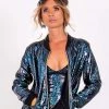 SEA DRAGON STUDIO Tops Holographic Bomber Jacket | 13 Colors