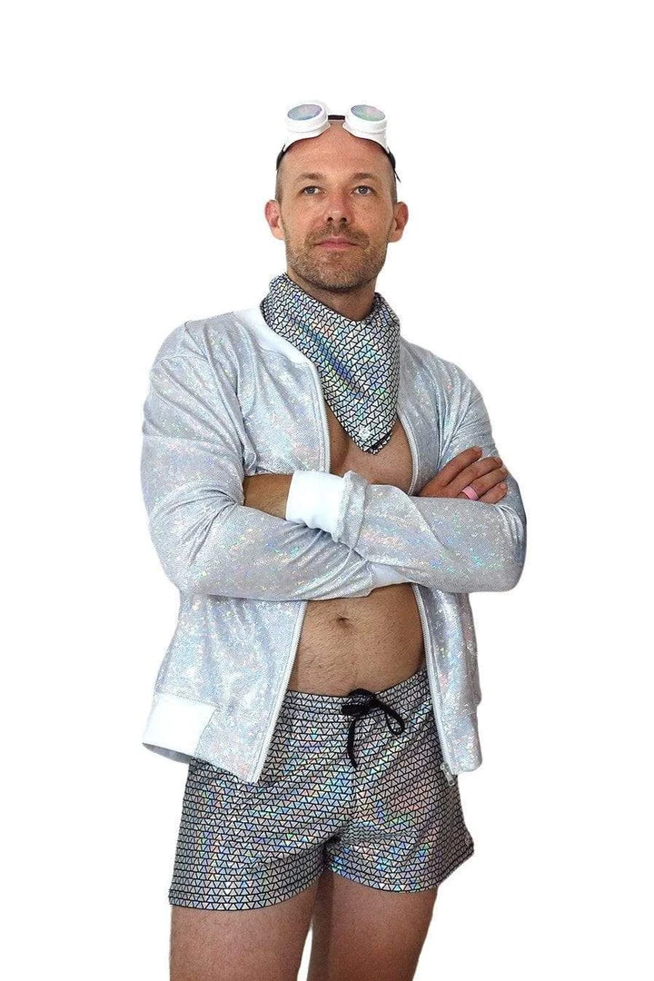 SEA DRAGON STUDIO Mens Prismatic Retro Running Shorts 3 SEA DRAGON STUDIO Mens Prismatic Retro Running Shorts