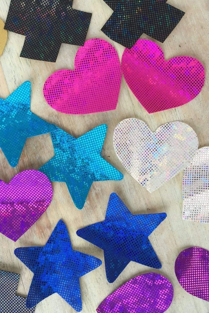 SEA DRAGON STUDIO Holographic Pasties | 13 Colors 5 SEA DRAGON STUDIO Holographic Pasties | 13 Colors