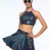 SEA DRAGON STUDIO Bottoms Holographic Skater Skirt | 13 Colors