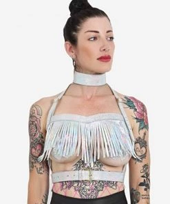 HOLOSEXUAL No Tassle Hassle Holographic Leather Harness