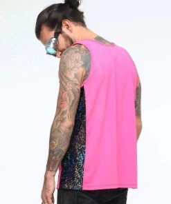 SEA DRAGON STUDIO Mens Holographic Tank | 4 Colors 10 SEA DRAGON STUDIO Mens Holographic Tank | 4 Colors
