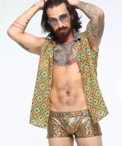 SEA DRAGON STUDIO Mens Holographic Briefs | 13 Colors