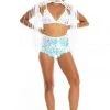 Ladee Taha MAYA SEQUIN TRI TOP | Moon Pearl